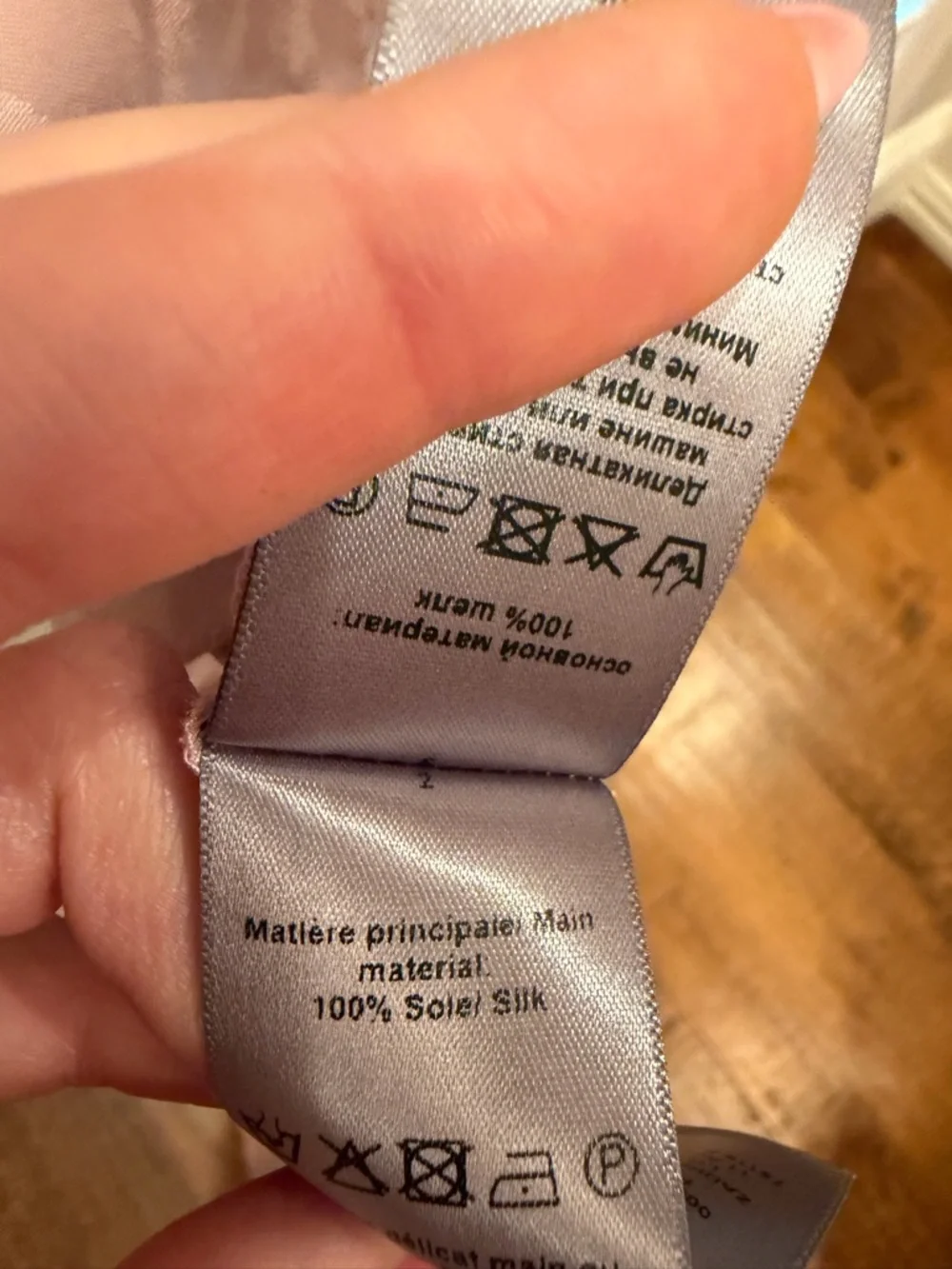 NWT Zadig and Voltaire Blush Pink Twist-Front Silk Dress. Size Small. 100% silk - Picture 7 of 7